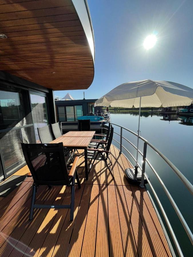 Hausboot Vroni am Bärwaldersee Klitten Exterior foto