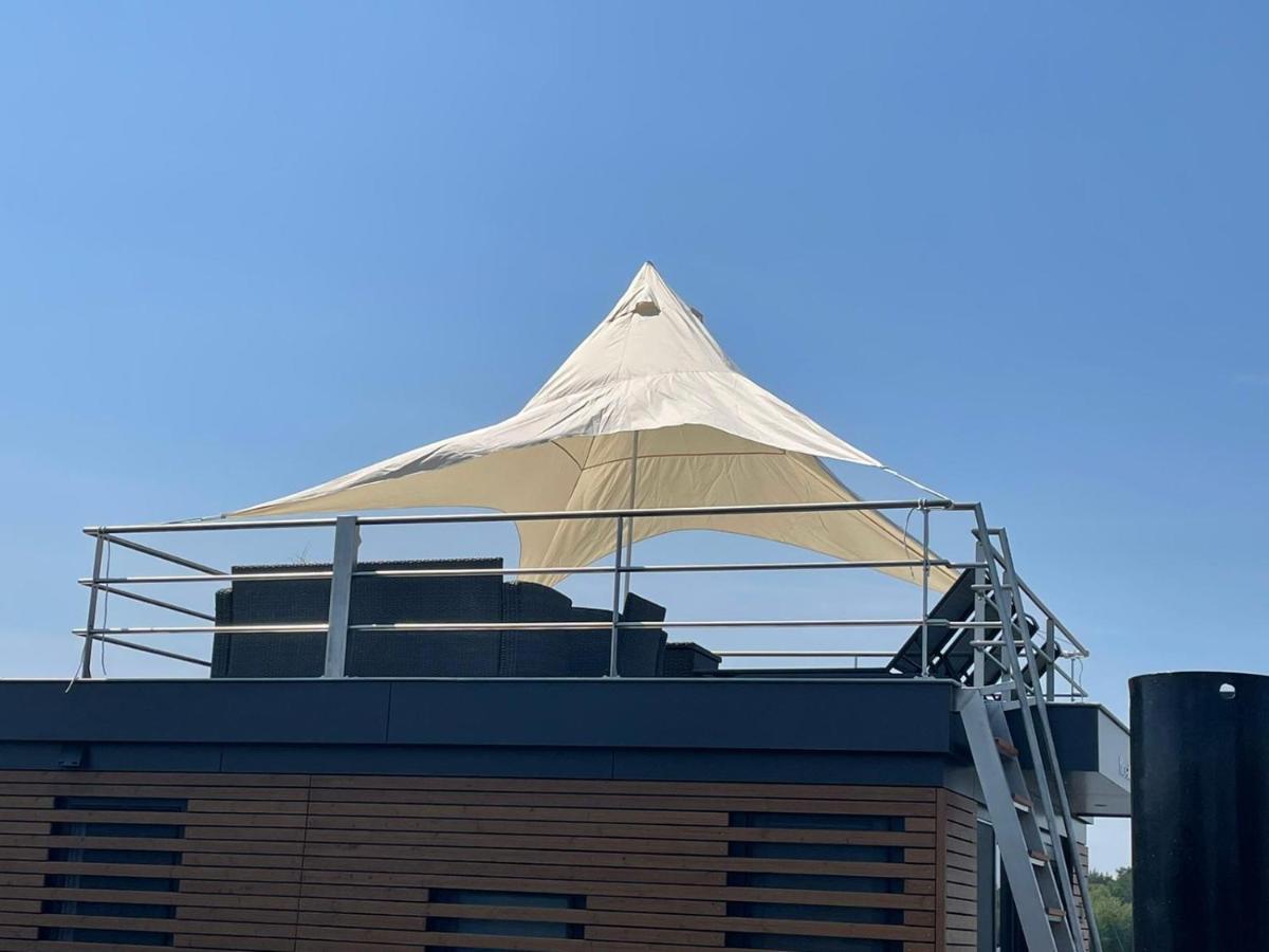 Hausboot Vroni am Bärwaldersee Klitten Exterior foto
